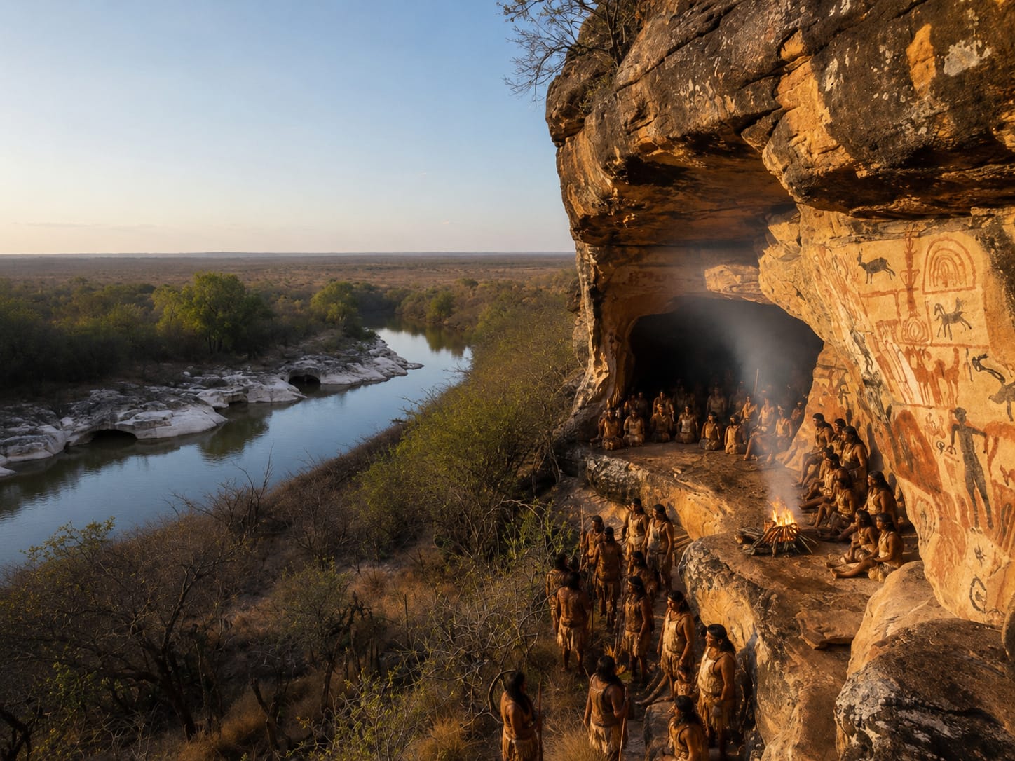 Grutas, cavernas e povos originários